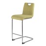 Rimini High Bar Stool Fabric Green