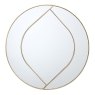 Mindy Brownes Bianca Mirror Round Gold