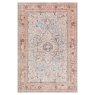Heritage 104 Rug 120cm x 170cm Sky Blue & Terracotta Flat