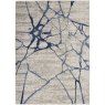 Calvin Klein River Flow 05 Rug 239cm x 200cm Ivory & Blue Flat