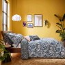 Scion Rumble In The Jungle Reversible Double Duvet Cover Set Denim