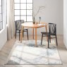 Calvin Klein Enchanting 01 Runner Rug 69cm x 221cm Ivory, Grey & Blue Lifestyle