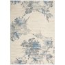 Calvin Klein Enchanting 01 Rug 160cm x 221cm Ivory, Grey & Blue Flat