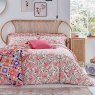 Joules Garland Floral Reversible Double Duvet Cover Set Pink