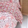 Joules Garland Floral Reversible Single Duvet Cover Set Pink Reverse