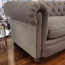 Alexander & James Abraham Junior 3 Seater Sofa Fabric B Taupe Arm