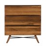 Roxy 3 Drawer Chest of Drawers Rustic Oak