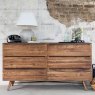 Roxy 3 + 3 Drawer Chest of Drawers Rustic Oak Lifestyle