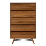 Roxy 5 Drawer Tallboy Rustic Oak