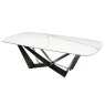 Basilico 10 Person Dining Table Carrara White