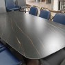 Basilico 10 Person Dining Table Calcatta Noir