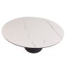 Giotto 6 Person Round Dining Table White Top