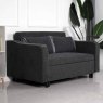 Jerpoint 2 Seater Sofa Bed Fabric Charcoal  Angled