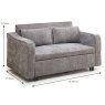 Jerpoint 2 Seater Sofa Bed Fabric Stone Dimensions Closed