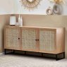 Calia 3 Door Sideboard Oak Lifestyle