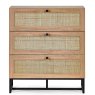 Calia 3 Drawer Chest of Drawers Oak