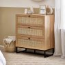 Calia 3 Drawer Chest of Drawers Oak Lifestyle
