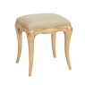 Lottie Bedroom Stool With Upholstered Seat Pad Mindi Wood