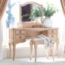Lottie Bedroom Stool With Upholstered Seat Pad Mindi Wood Lifestyle