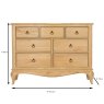 Lottie 3 + 4 Drawer Chest of Drawers Mindi Wood Measurements