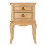 Lottie 2 Drawer Bedside Locker Mindi Wood