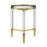Marissa Round Side/Lamp Table Gold