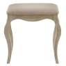 Camille Dressing Table/Desk & Bedroom Stool Set Limed Oak Stool Only