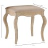 Camille Dressing Table/Desk & Bedroom Stool Set Limed Oak Stool Measurements