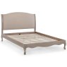 Camille Super King (180cm) Bedstead Limed Oak & Fabric Oatmeal