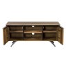 Hudson TV/Entertainment Unit Natural Oak Open