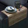 Extra Large Flexible Sofa Armrest Tray Antique Oak Lifestyle