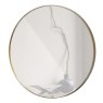 Doutzen Large Wall Round Mirror Metal Gold Angled