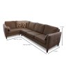 Mirepoix 4 Seater Corner Sofa RHF Fabric B Dimensions