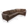 Mirepoix 4 Seater Corner Sofa LHF Fabric B Dimensions