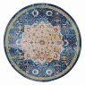 Ankara Global 03 Circle Rug 183cm x 183cm Blue cut out
