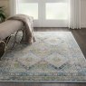 Ankara Global 07 Rug 61cm x 183cm Blue & Grey Lifestyle