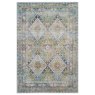 Ankara Global 07 Rug 61cm x 183cm Blue & Grey cut out