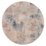 Rustic Textures 02 Circle Rug 239cm x 239cm Beige & Grey cut out