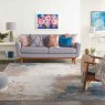Rustic Textures 13 Rug 282cm x 389cm Grey & Blue Lifestyle