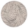 Rustic Textures 17 Circle  Rug 239cm x 239cm Ivory & Grey cut out