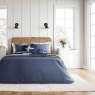 Helena Springfield Denim Look Reversible Double Duvet Cover Set Blue