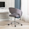 Nimble Office Chair Fabric Grey Side