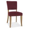 Khan Dining Chair Fabric Crimson