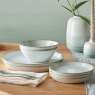 Denby Kiln Green 4 Piece Dinner Plate Set Lifestyle