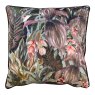 Evans Lichfield Winters Flowers Peony Cushion 43cm x 43cm Fuchia & Green