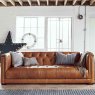 Tetrad Vagabond Buttoned 3.5 Seater Sofa Leather C Lifestyle