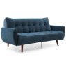 Chobe 3 Seater Sofa Bed Fabric Teal