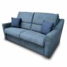 Burnaby 3 Seater Sofa Bed Fabric Blue