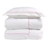 Christy Derwent Reversible Super King Duvet Cover Set Blush Stack