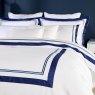 Christy Coniston Reversible Super King Duvet Cover Set Navy Close Up